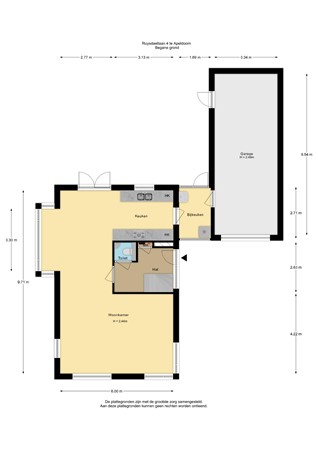 Floorplan - Ruysdaellaan 4, 7312 MH Apeldoorn